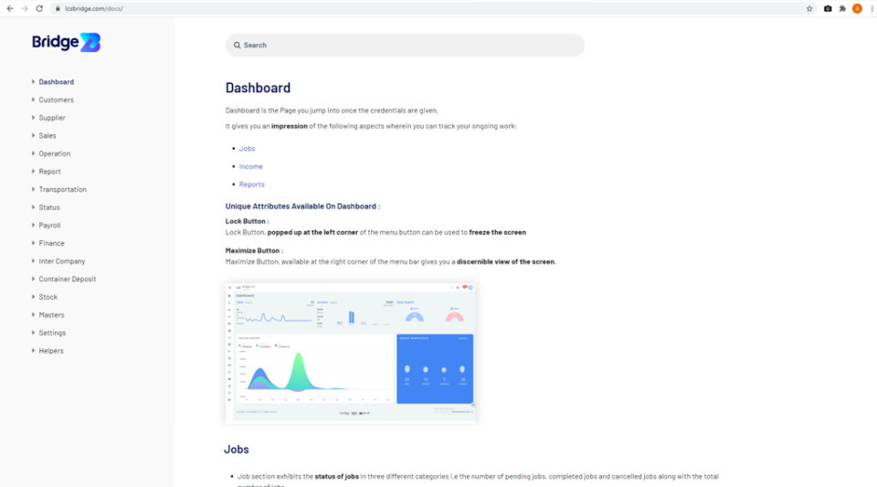screenshot of Bridge LCS